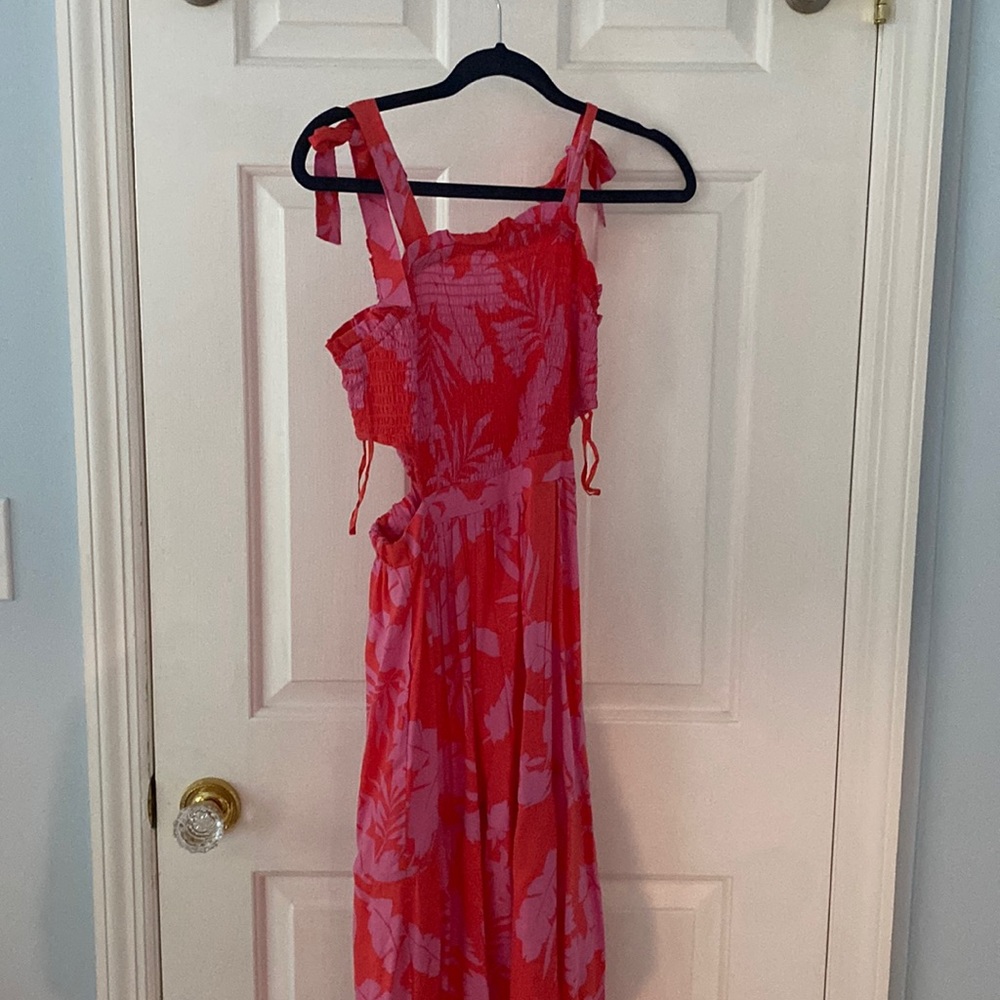 Tropical preppy dress